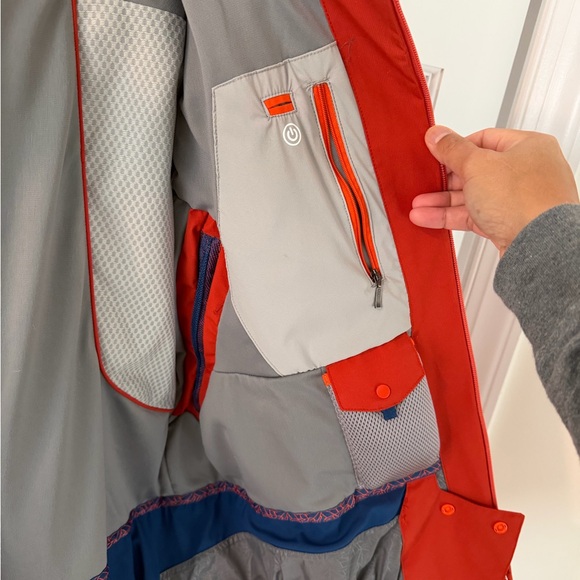 The North Face Men's Ski Jacket - Burnt Orange - Size M - Picture 4 of 6